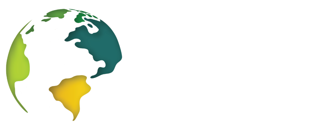 Global Homeschool Minute logo with full text, white
